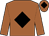 Terracotta, black diamond on body and cap (Lady E Mays Smith & Partners)
