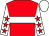 Red, white hoop, white sleeves, red stars, white cap (Mr Rory O'rourke)