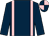 Dark blue, Pink braces, quartered cap (Mme J Deshayes)