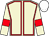 BEIGE, RED seams and armlets, WHITE cap (Mr J Blackburn & Imperial Racing P'shi)
