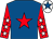 Royal blue, red star, red sleeves, white stars, white cap, royal blue star (Mr T Jackson)