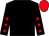 Black, red stars on sleeves, red cap (Red Cap Racing)