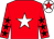 Red, white star, red sleeves, black stars, white cap, red star (S Such & Cg Paletta)