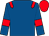 Royal blue, red epaulets, armlets and cap (Mr K Snell)