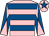 Pink, royal blue hoops, royal blue and pink diabolo on sleeves, pink cap, royal blue star (The Emily Charlotte Partnership)
