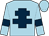 Light blue, dark blue cross of lorraine and armlets (Coupland, Gemmell, Hues & Sullivan)