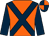 Orange, dark blue cross belts and sleeves, dark blue and orange quartered cap (Jenny Perry And Celia Goaman)