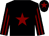 Black, maroon star, striped sleeves and star on cap (Over The Last Racing)