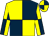 Dark blue & yellow quartered, quartered cap (P E I Newell)