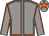 Grey, orange seams, orange star on cap (Touch Of Luck Syndicate)
