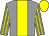 Grey, yellow stripe, striped sleeves, yellow cap (The Golf Partnership)