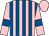 Pink and royal blue stripes, pink sleeves, royal blue armlets, pink cap (D & S L Tanker Transport Limited)