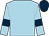 Light blue, dark blue armlets, dark blue cap (Highclere Tbred Racing-nichola Eddery)