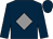 Dark blue, grey diamond (Mr Richard Hannon)