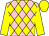 Pink and yellow diamonds, yellow sleeves and cap (Martin St Quinton & Tim Syder)