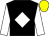 Black, white diamond and sleeves, yellow cap (A G Williams)