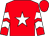Red, white star, chevrons on sleeves (Barnsley Burglars)