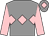 Grey, pink triple diamond & sleeves, pink diamond on cap (The Educators Partnership)