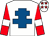 White, royal blue cross of lorraine, red sleeves, white armlet, white cap, red stars (Ray Connolly & Dave Connolly & Donagh O'Sullivan)