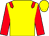 Yellow, red epaulettes & sleeves, yellow cap (Anamoine Limited)