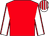 Red, white sleeves, red seams, white & red striped cap (Derek Iceton)