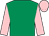 Emerald green, pink sleeves & cap (Orpen Horses Limited)