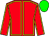 Red, yellow seams, green cap (Garrett J Freyne)