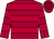 Claret, scarlet hoops on body (Mr Richard Wilmot-smith)