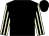 Black, beige and black striped sleeves (Giraffa Racing)