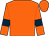 Orange, dark blue armlets (Caron & Paul Chapman)