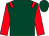 Dark green, red epaulets and sleeves (Mr M M Foulger)