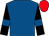 Royal blue, black sleeves, royal blue armlets, red cap (The Phoenix Racing C O & Partner)