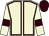 Beige, brown seams, armlets and cap (Grange Park Racing Vii And Ruth Carr)