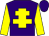 Purple, yellow cross of lorraine and sleeves (David Prosser & Keith Warrington)