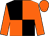 Black and orange (quartered), orange sleeves and cap (Weststreet Partnership)