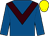 Royal blue, brown chevron, yellow cap (Mr John Coates Mr Richard Smith)