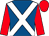 Royal blue, white cross belts, red sleeves and cap (Sandy Anderson)