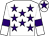 White, purple stars, armlets and star on cap (Anchor Men)