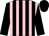 Black and pink stripes, black sleeves and cap (John Birtles And Bill Allan)