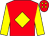 Red, yellow diamond & sleeves, yellow diamonds on cap (Call It What You LikeSyndicate)
