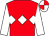 Red, white triple diamond & sleeves, quartered cap (Patrick Sheanon)