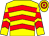 Yellow & red chevrons, hooped cap (Michael O'flynn & John F O'flynn)