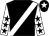 Black, white sash, white sleeves, black stars, black cap, white star (KTDA Racing)
