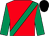 Red, emerald green sash & sleeves, black cap (John P Bowe)