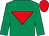 Emerald green, red inverted triangle, red cap (Timothy Townend)