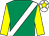 Emerald green, white sash, yellow sleeves, white cap, yellow star (Mrs Thomas J Walsh)