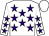 White, purple stars, white cap (Macs Charm Syndicate)