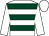 White, dark green hoops, white sleeves and cap (Mr John Stone)