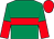 Emerald green, red hoop, halved sleeves, red cap (May We Never Be Found Out Partnership)