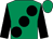 Emerald green, large black spots and sleeves (Mr D J Burke & Mr P Alderson)